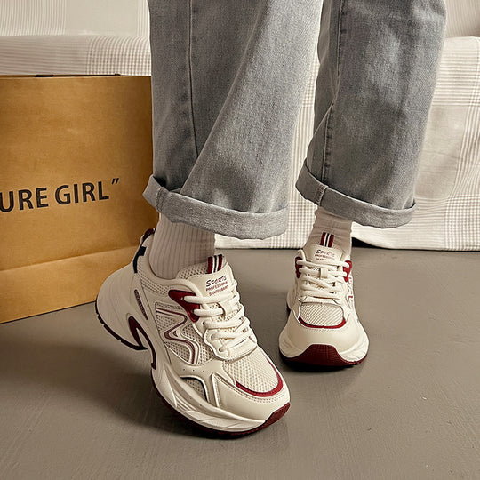 Damen Sportliche Sneakers mit innovativer Dämpfungstechnologie und rutschfester Sohle EB