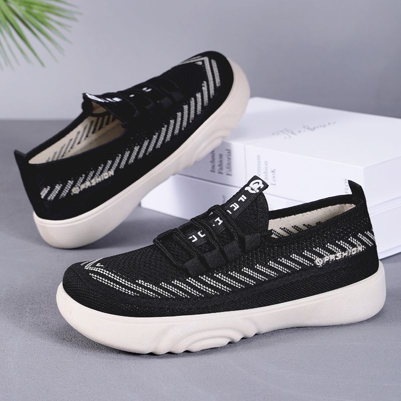 Damen Sportliche und atmungsaktive Freizeit-Sneaker mit elastischem Schnürsystem EB