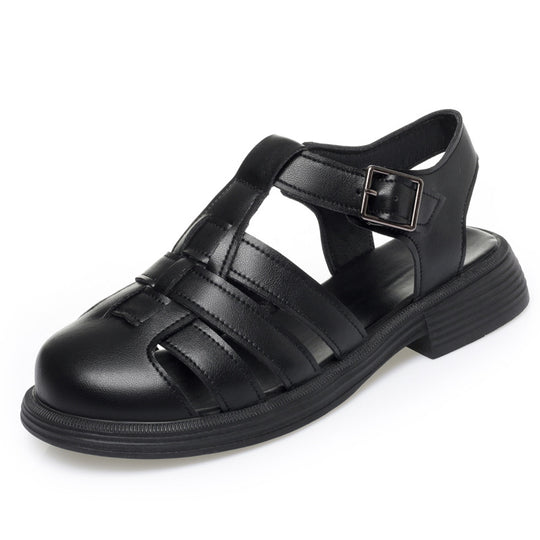 Damen Komfortable Sandaletten mit verstellbarem Riemen und atmungsaktivem Design EB