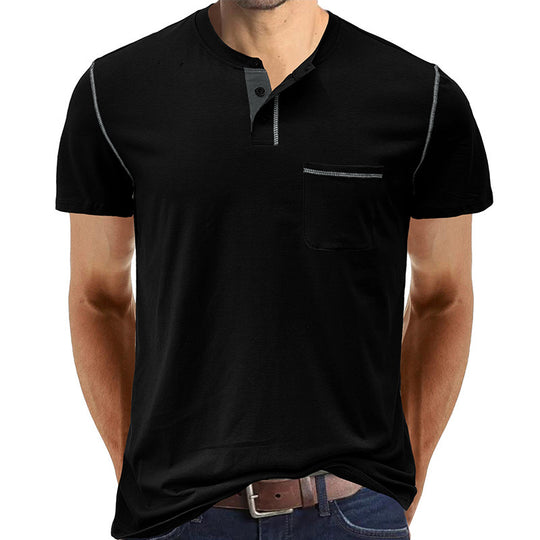 EB | Kurzärmeliges Henley-Hemd