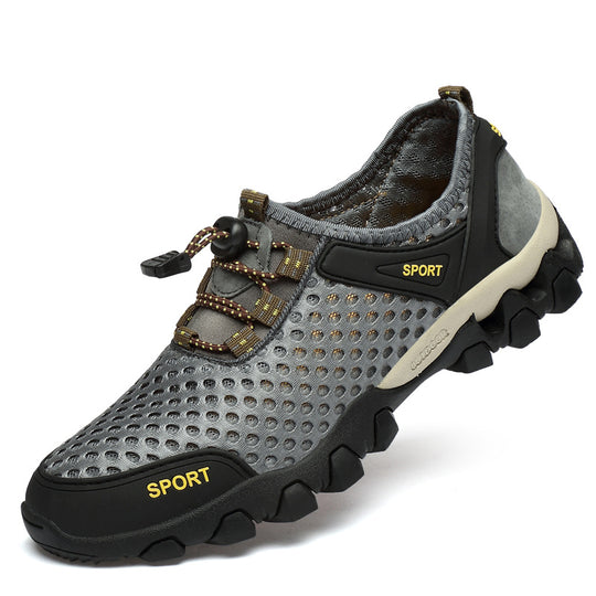 Damen Atmungsaktive und rutschfeste Sportschuhe mit elastischem Schnellschnürsystem EB