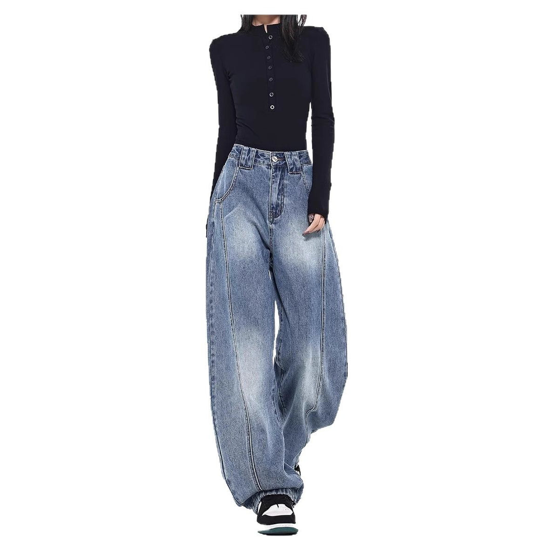 Damen Oversize Jeanshose EB