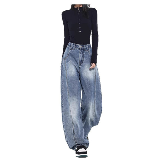 Damen Oversize Jeanshose EB