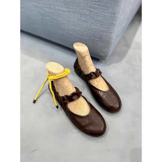 Damen Ballerinas mit modischem Riemen und flexibler Sohle EB