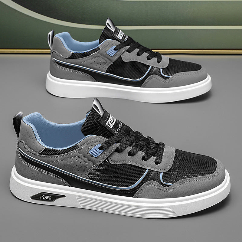Damen sportliche Freizeitsneaker mit atmungsaktivem Mesh-Obermaterial und dämpfender Sohle EB