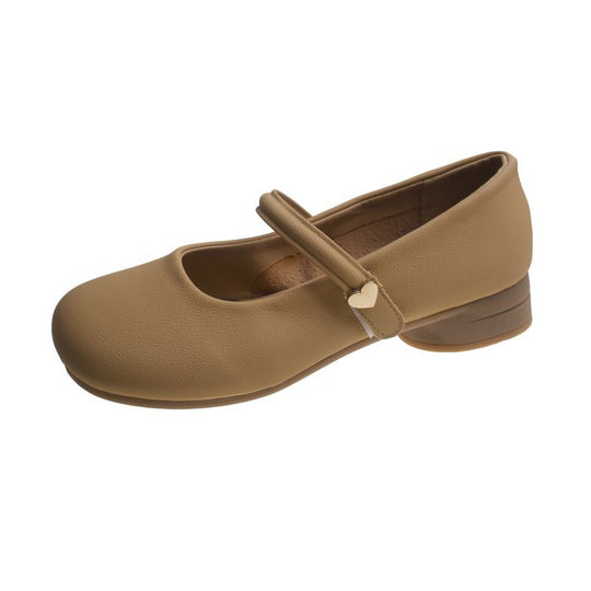 Damen Ballerina-Schuhe mit verstellbarem Riemchen und komfortablem Fußbett EB