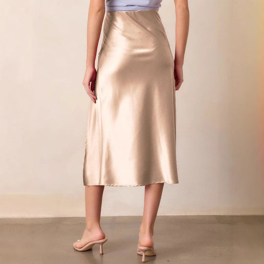 Damen Eleganter und fließender Maxikleid EB