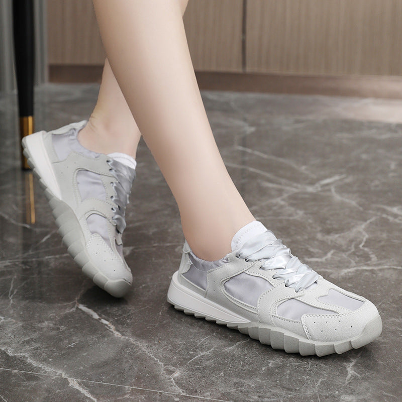 Damen Sportliche Sneakers mit atmungsaktiver Mesh-Oberfläche und stoßdämpfendem Profil EB