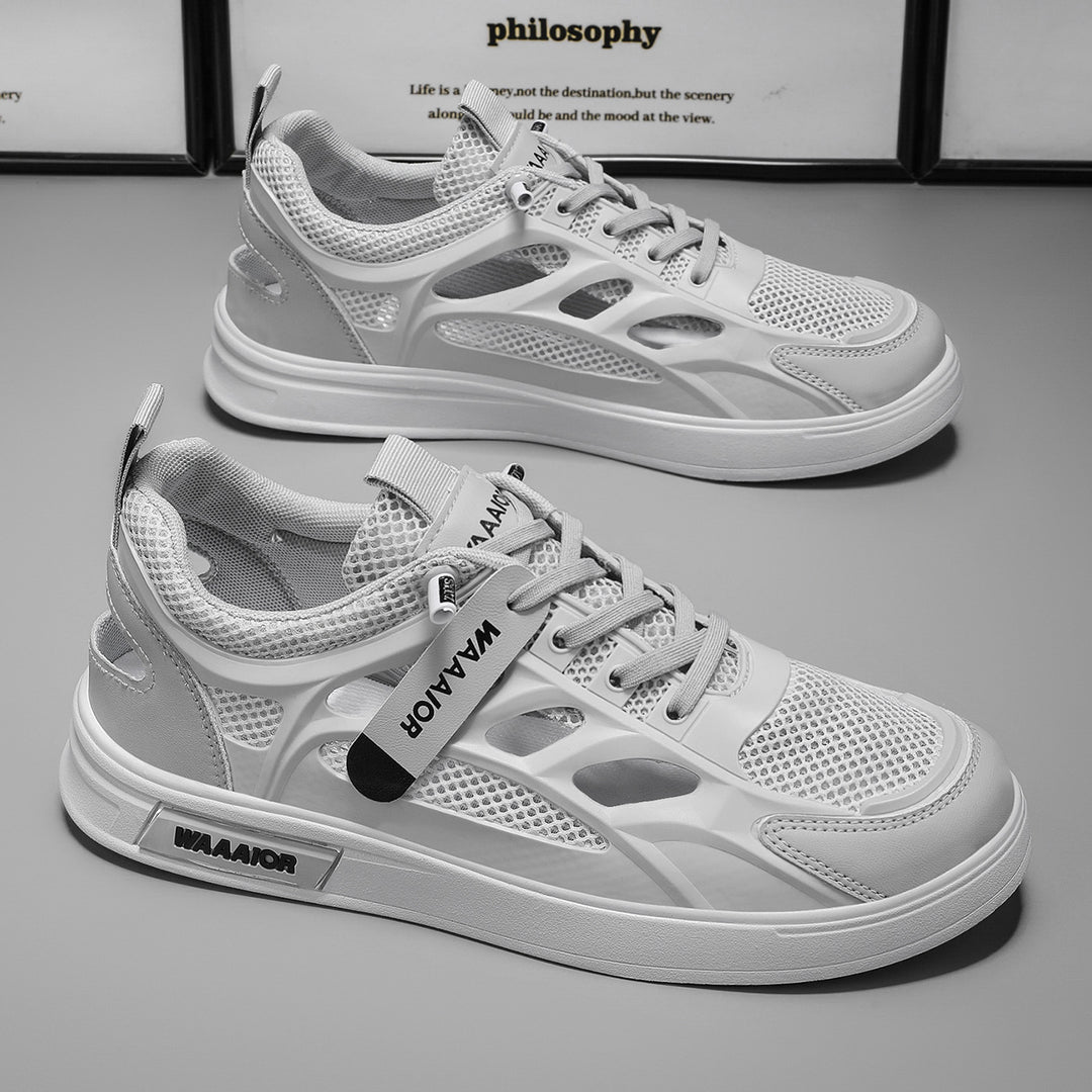 Damen Sportsneakers mit atmungsaktiver Mesh-Oberfläche und rutschfester Sohle EB