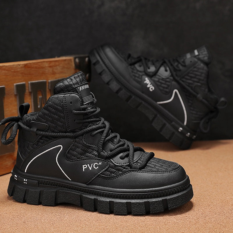 Damen Sportliche High-Top Sneaker mit rutschfester Sohle und bequemem Innenfutter EB