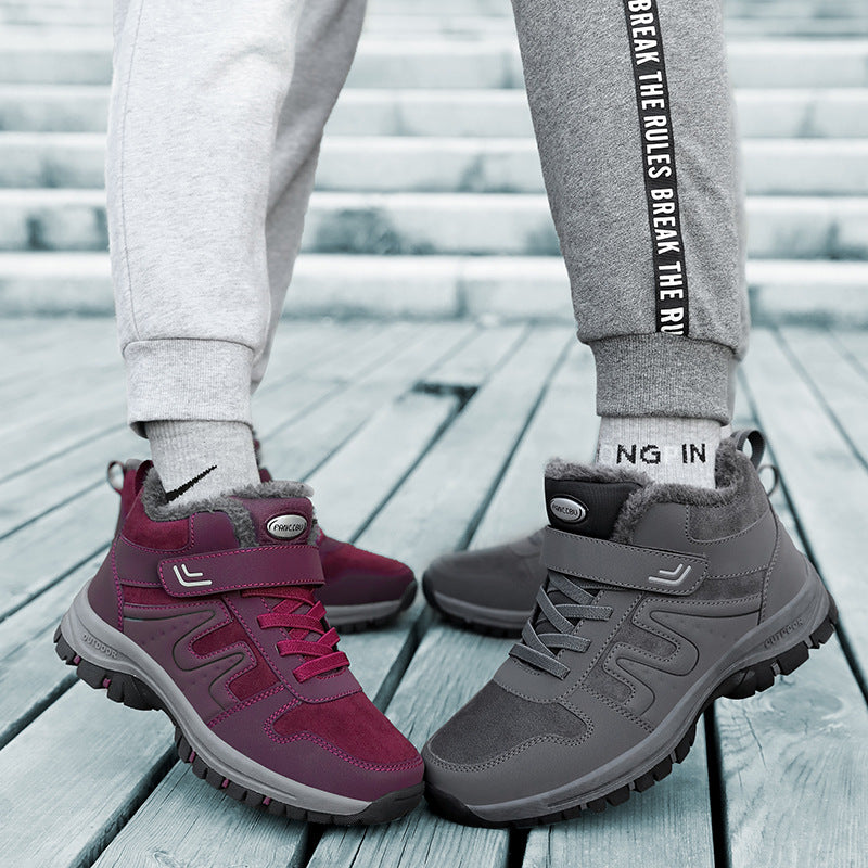 Damen Isolierte Winterwanderschuhe mit rutschfester Sohle und warmem Innenfutter EB