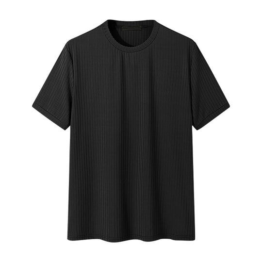 Unisex nan geripptes weit geschnittenes T-Shirt aus Baumwollmix EB