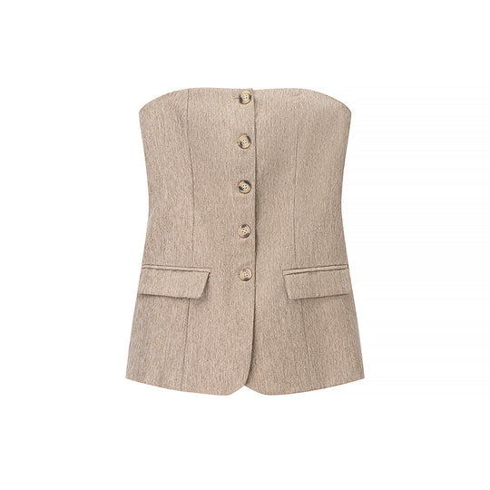 Damen Hosen mit weitem Bein und hoher Taille EB