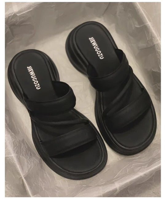 Damen Komfortable Sandalen mit ergonomischem Riemendesign und dämpfendem Fußbett EB