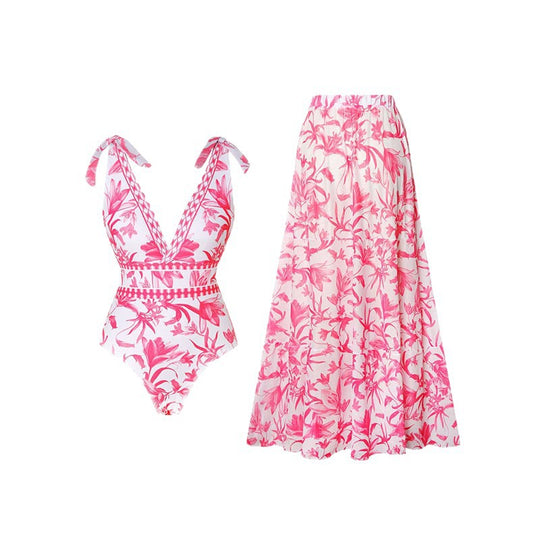 Damen Bademode mit elegantem Maxi-Rock EB