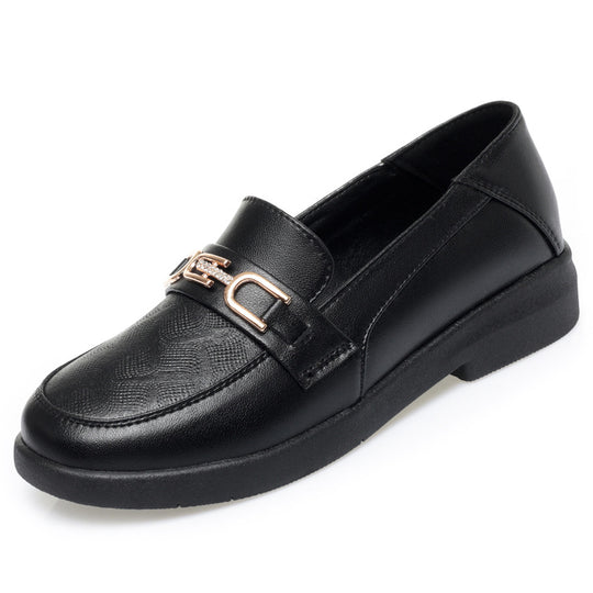 Damen Mokassins mit modischem Schmuckdetail und rutschfester Sohle EB