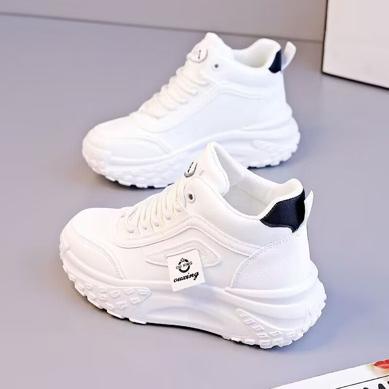 Damen Sportliche High-Top Sneakers mit dämpfender Sohle und robuster Profilierung EB