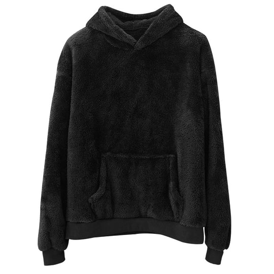 Damen Kuscheliger Hoodie mit Kängurutasche EB