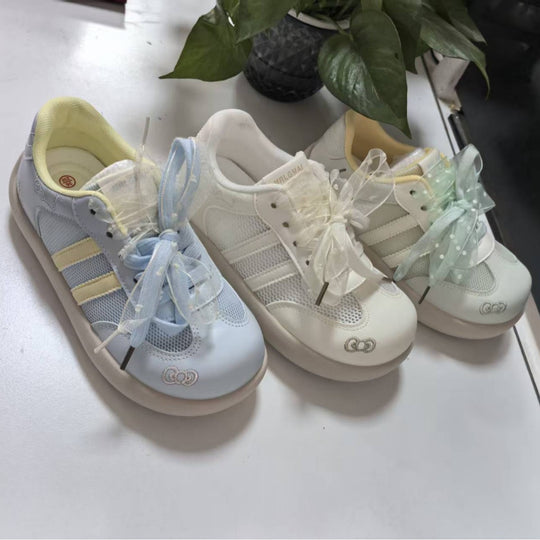 Damen Sneakers mit verspielten Details und atmungsaktiver Mesh-Oberfläche EB