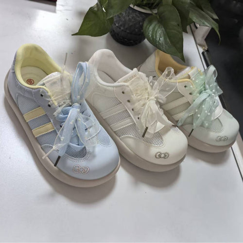 Damen Sneakers mit verspielten Details und atmungsaktiver Mesh-Oberfläche EB