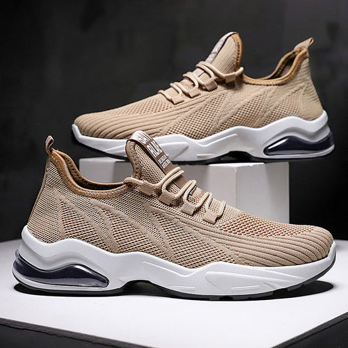 Damen Sportliche und atmungsaktive Sneakers mit nahtloser Stricktechnologie EB
