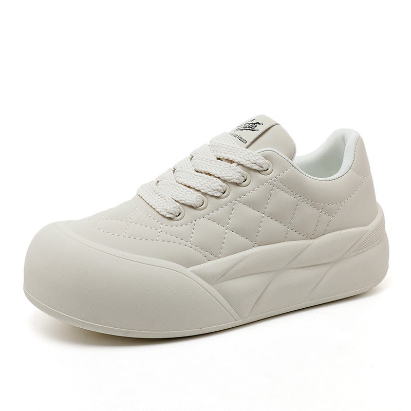 Damen modische Sneakers mit trendigem Profil und gepolsterter Sohle EB