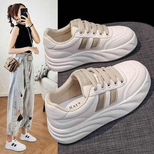 Damen modische Chunky-Sneaker mit ergonomischem Design und leichter Dämpfung EB