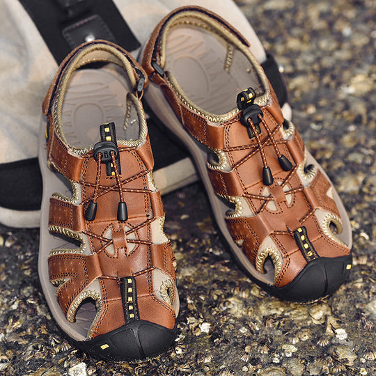 Damen Funktionale Trekking-Sandalen mit rutschfester Sohle und verstellbarem Schnellschnürsystem EB