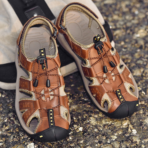 Damen Funktionale Trekking-Sandalen mit rutschfester Sohle und verstellbarem Schnellschnürsystem EB
