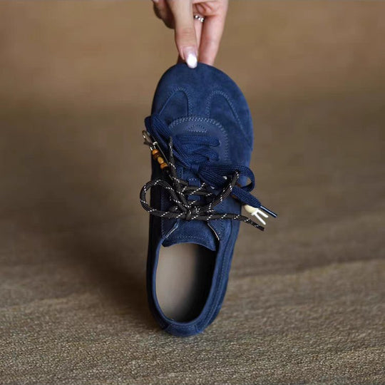 Damen Sportliche Schnürschuhe mit dekorativen Elementen EB
