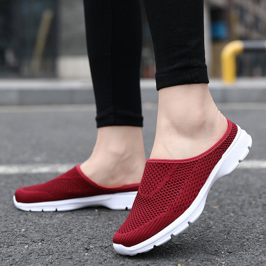 Damen nan gestrickte Komfort-Mule mit viskoelastischer Innensohle EB