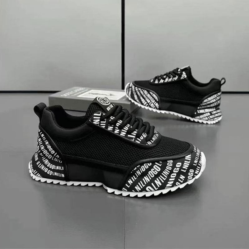 Damen Sportliche Sneakers mit atmungsaktivem Mesh und griffiger Sohle EB