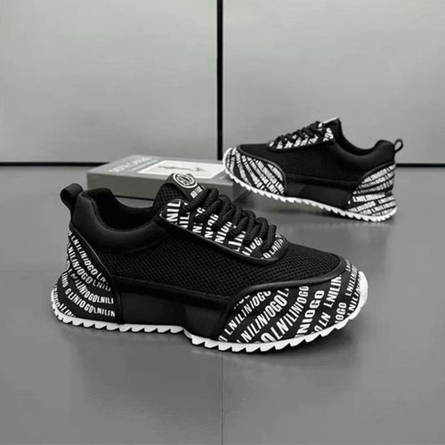 Damen Sportliche Sneakers mit atmungsaktivem Mesh und griffiger Sohle EB