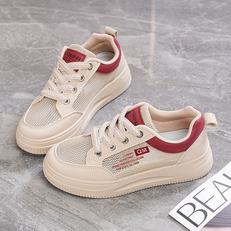 Damen Atmungsaktive Freizeitsneaker mit modischen Netzdetails EB
