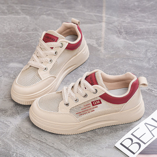 Damen Atmungsaktive Freizeitsneaker mit modischen Netzdetails EB