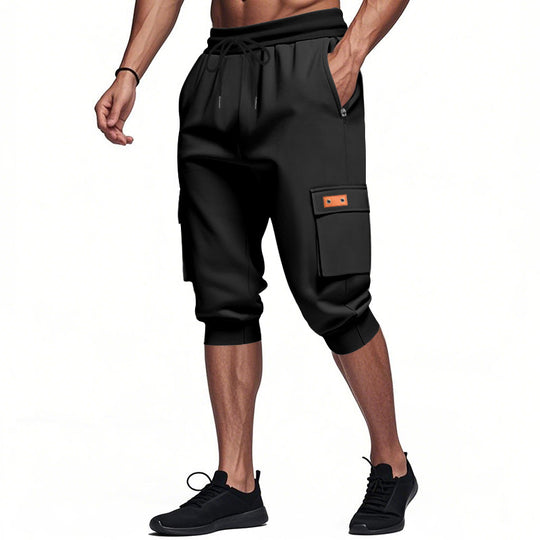 Herren Cargo-Shorts mit elastischem Bund und praktischen Seitentaschen EB