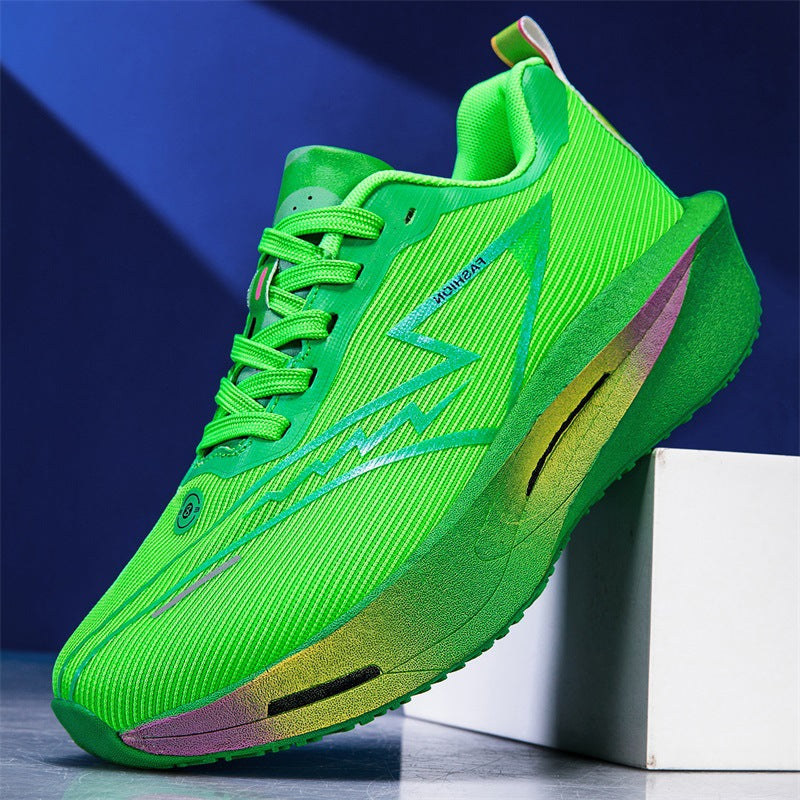 Unisex leichter Performance Laufschuh mit gedämpfter Plateausohle und atmungsaktivem Mesh EB