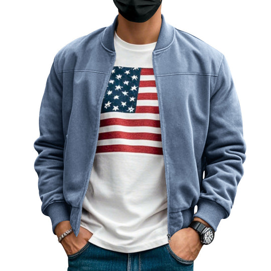 Herren Sweatjacke mit praktischem Reißverschluss und modischem Design EB