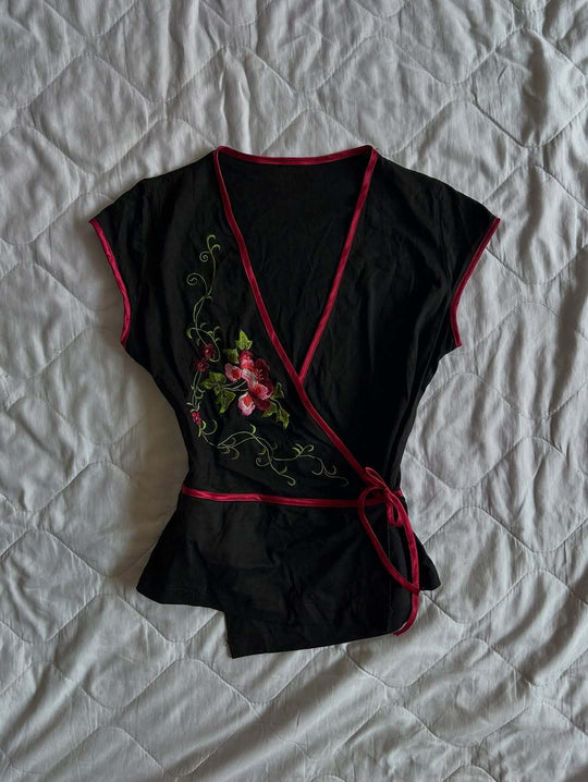 Damen Blusenkleid mit floralen Stickereien EB