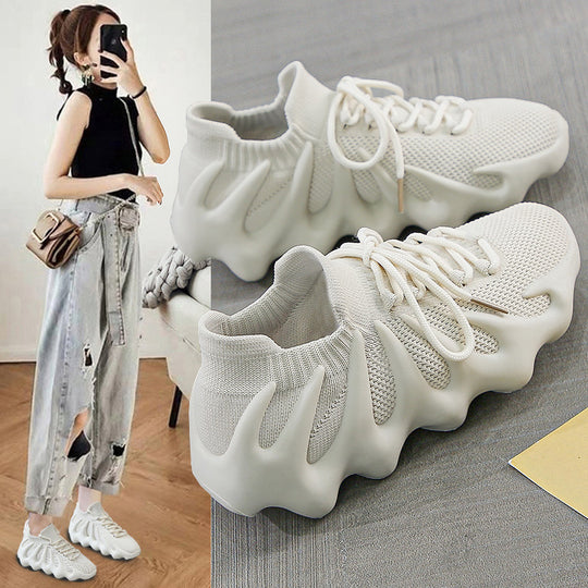 Damen Sportliche Sneakers mit innovativem Design und dämpfender Sohle EB