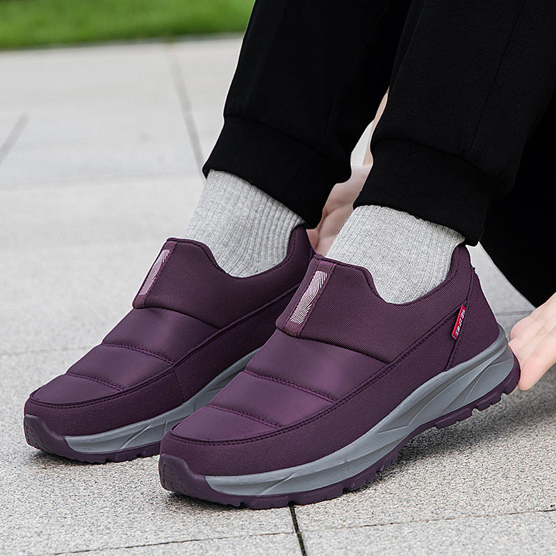 Damen Bequeme Slip-On Sneakers mit dämpfender Sohle und ergonomischer Passform EB
