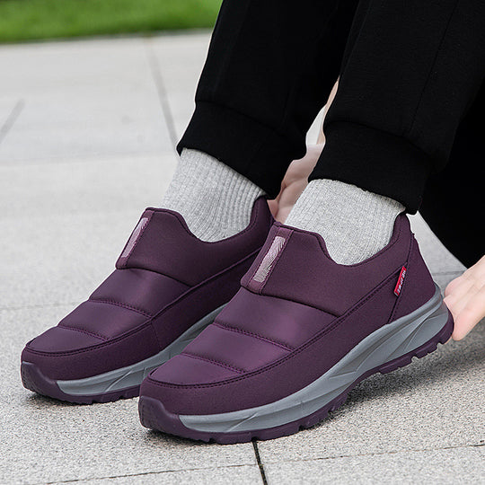 Damen Bequeme Slip-On Sneakers mit dämpfender Sohle und ergonomischer Passform EB