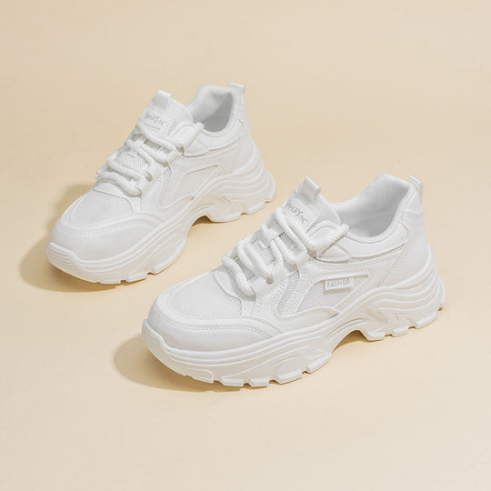 Damen Sportliche Trend Sneakers mit gepolsterter Sohle und flexiblem Design EB