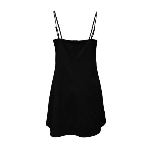 Damen luftiges Sommerkleid mit schmalen Trägern und lässigem Schnitt EB