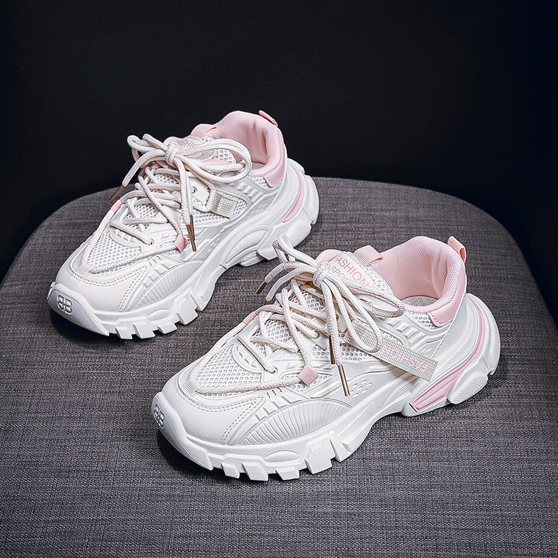 Damen Sportliche Chunky Sneakers mit atmungsaktiver Konstruktion EB