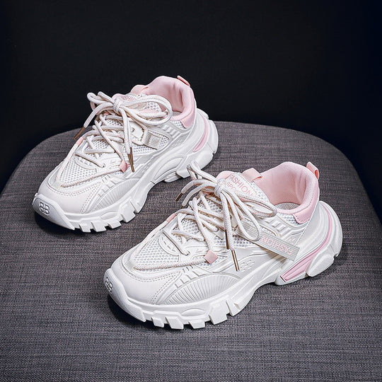 Damen Sportliche Chunky Sneakers mit atmungsaktiver Konstruktion EB