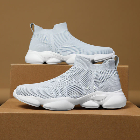 Damen Sportliche Strick-Sneaker mit funktionalem Sohlenprofil EB