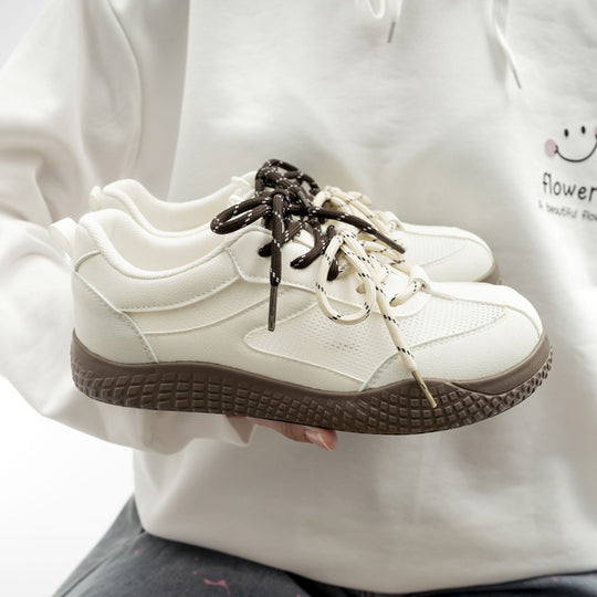 Damen Sportliche Sneakers mit atmungsaktiver Mesh-Oberfläche und flexiblem Dämpfungssystem EB