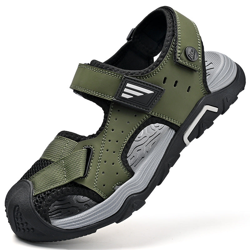 Herren leichte und atmungsaktive Outdoor-Sandalen mit verstellbaren Riemen EB