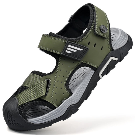 Herren leichte und atmungsaktive Outdoor-Sandalen mit verstellbaren Riemen EB